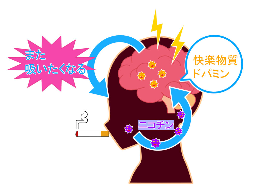 タバコをまた吸いたくなる図