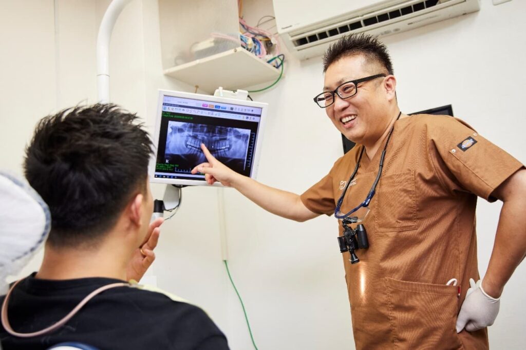 歯科検診の様子